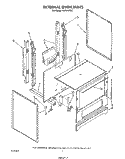 EXTERNAL OVEN Diagram and Parts List for FGP310VL1  Whirlpool Range