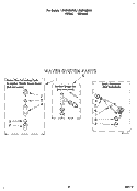 WATER SYSTEM Diagram and Parts List for LSR6132BW0  Whirlpool Washer