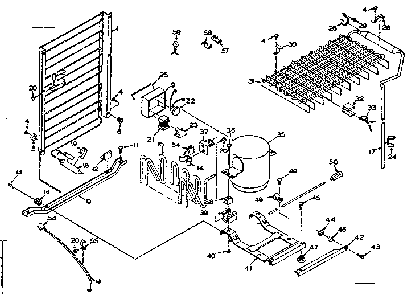 Part Location Diagram of 515351 Maytag Refrigerator condenser