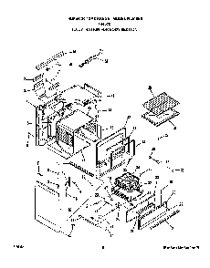 Body Diagram and Parts List for F4457*0  Roper Range