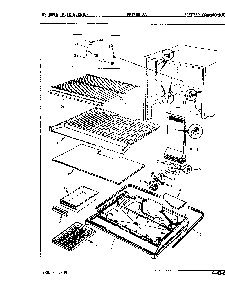 02 - Freezer Compartment Diagram and Parts List for RB19HN-2A  Whirlpool Refrigerator
