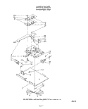 LATCH Diagram and Parts List for KEMI371TBL0  KitchenAid Microwave Oven Combo