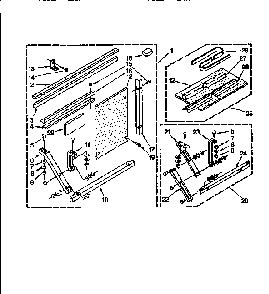 Installation Diagram and Parts List for 1069722991  Kenmore Air Conditioner