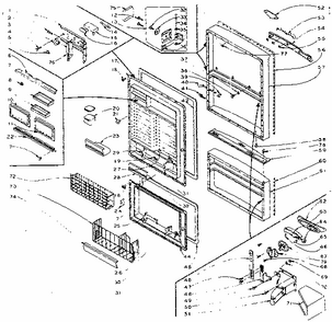 Part Location Diagram of 506977 Whirlpool Push bar