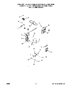 Lower Oven Control Diagram and Parts List for 2893*0A  Roper Range