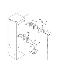 Refrigerator Liner Parts Diagram and Parts List for KCCS36FJT00  KitchenAid Refrigerator