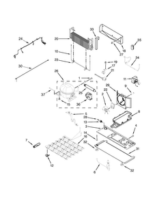 Unit Parts Diagram and Parts List for WRF989SDAE03  Whirlpool Refrigerator