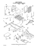 UNIT PARTS Diagram and Parts List for ED5VHEXVB08  Whirlpool Refrigerator