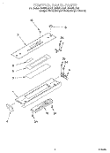 Part Location Diagram of 814560 Whirlpool End Cap Kit - Black