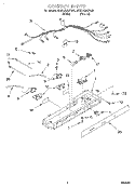 CONTROL Diagram and Parts List for 4KSRS22QFW01  KitchenAid Refrigerator