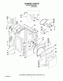 Part Location Diagram of W10249708 Whirlpool HINGE