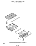 SHELF AND BASKET Diagram and Parts List for EV190EXPW0  Whirlpool Freezer