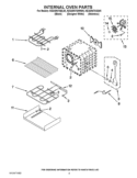 INTERNAL OVEN PARTS Diagram and Parts List for KESS907SBL05  KitchenAid Range