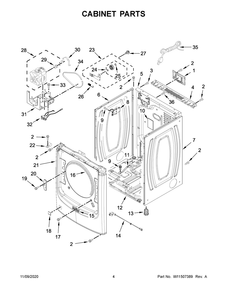 Part Location Diagram of W11758902 Whirlpool CNTRL-ELEC