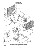 UNIT Diagram and Parts List for AC2104XM0  Whirlpool Air Conditioner