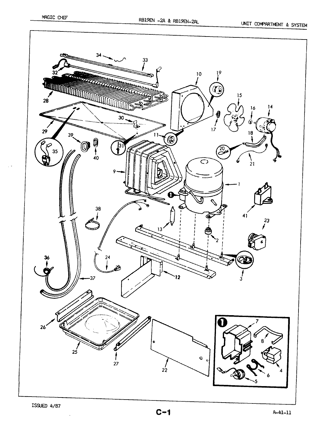 Part Location Diagram of 6329410 Whirlpool Overload