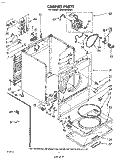 SECTION Diagram and Parts List for LE5920XKW1  Whirlpool Dryer