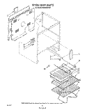 OVEN UNIT Diagram and Parts List for RM996PXVN1  Whirlpool Microwave Oven Combo