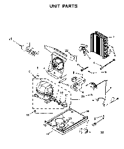 Unit parts Diagram and Parts List for WUI95X15HZ00  Whirlpool Ice Maker
