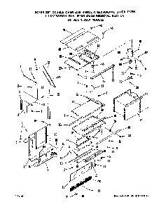 Upper Oven Pedestal Diagram and Parts List for 1895*0A  Roper Range