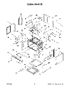 Oven Parts Diagram and Parts List for KOCE500ESS20  KitchenAid Microwave Oven Combo