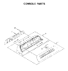 Console parts Diagram and Parts List for WTW6120HC0  Whirlpool Washer