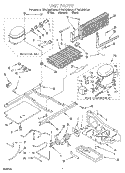 UNIT Diagram and Parts List for ET20DMXBW00  Whirlpool Refrigerator