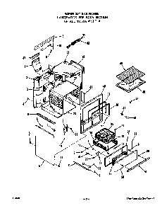 Body Diagram and Parts List for 1335*3A  Roper Range