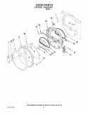 Part Location Diagram of W10175141 Whirlpool HINGE