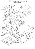 Part Location Diagram of 1167614 Whirlpool HARNS-WIRE