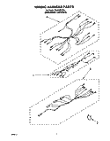 WIRING HARNESS Diagram and Parts List for RS600BXYH4  Whirlpool Range