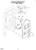 REAR CHASSIS, OPTIONAL Diagram and Parts List for KERS507YWH3  KitchenAid Range
