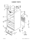 Part Location Diagram of W10543539 Whirlpool TECH SHEET