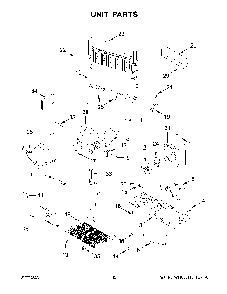 Unit Parts Diagram and Parts List for KRFC300ESS09  KitchenAid Refrigerator