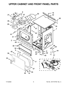 Part Location Diagram of W11325273 Whirlpool FEET-LVLNG