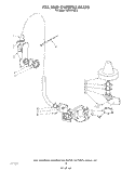 FILL AND OVER FILL Diagram and Parts List for KUDS21SS2  KitchenAid Dishwasher