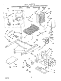 UNIT Diagram and Parts List for KSRB25FHBL03  KitchenAid Refrigerator