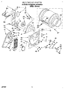 SECTION Diagram and Parts List for REX6646AL1  Roper Dryer