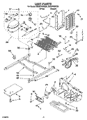 UNIT PARTS Diagram and Parts List for ED0GTKXMQ00  Whirlpool Refrigerator