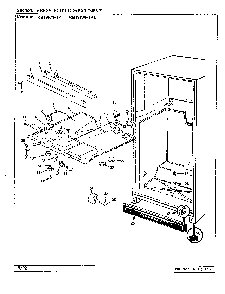 03 - Fresh Food Compartment Diagram and Parts List for RB19KW-1A  Whirlpool Refrigerator