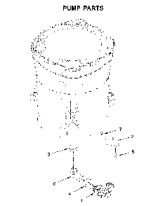 Pump parts Diagram and Parts List for WTW7500GC3  Whirlpool Washer