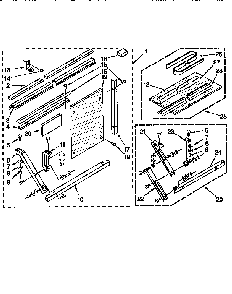 Installation Diagram and Parts List for 1069752571  Kenmore Air Conditioner