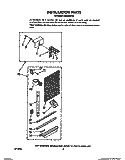 INSTALLATION PARTS Diagram and Parts List for ACQ052XY0  Whirlpool Air Conditioner