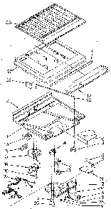 Compartment Separator Diagram and Parts List for ET18GKXSN0A  Whirlpool Refrigerator