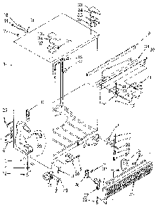 Cabinet Diagram and Parts List for EF19MKXSM01  Whirlpool Refrigerator