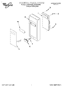 CONTROL PANEL Diagram and Parts List for MT8068SEQ1  Whirlpool Microwave
