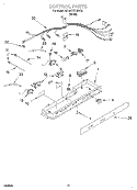 CONTROL, OPTIONAL Diagram and Parts List for 6ED20TKXGW02  Whirlpool Refrigerator