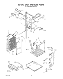 LOWER UNIT AND TUBE Diagram and Parts List for KSSS36DWX01  KitchenAid Refrigerator