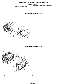 #f56070 Diagram and Parts List for F7607*0  Roper Range