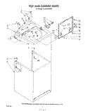 TOP AND CABINET , LITERATURE AND OPTIONAL Diagram and Parts List for GLA5580XSG0  Whirlpool Washer